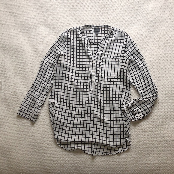 Long patterned Worthington blouse - Picture 1 of 8